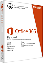 Office 365 Personal 1 PC/Mac, 1 tablet, and 1 phone (including Windows, iOS, and Android)